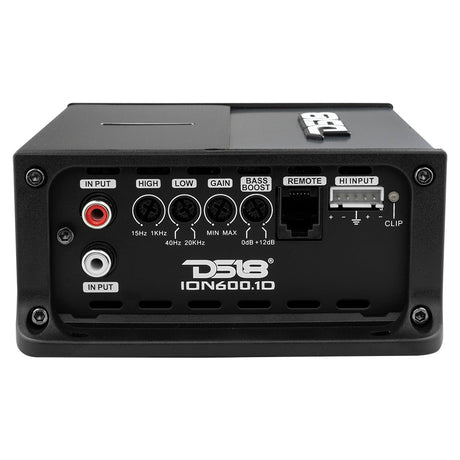 ION Compact Full Range 1 Channel Amplifier 600 Watts RMS @ 1-Ohm