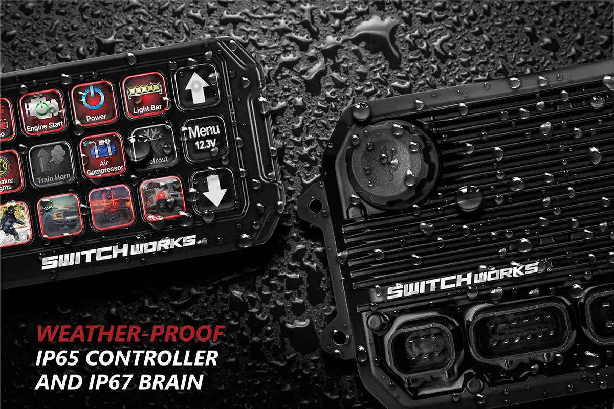Alpha12 Digital Smart Switcher with 12-Outputs and Rollcage Mount SWITCH Works