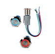IS-EP-WS123 BLU/RED Water-Proof Push On/Off Switch Audiopipe