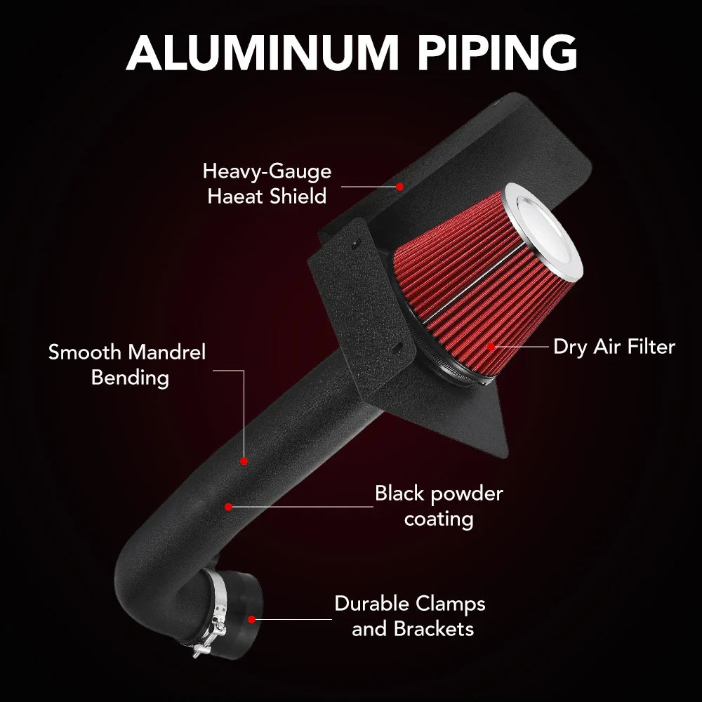 Cold Air Intake for 2009-2014 GMC Yukon / Chevy Silverado 1500 2500 / Suburban 1500 2500 — 4.8L 5.3L 6.2L V8