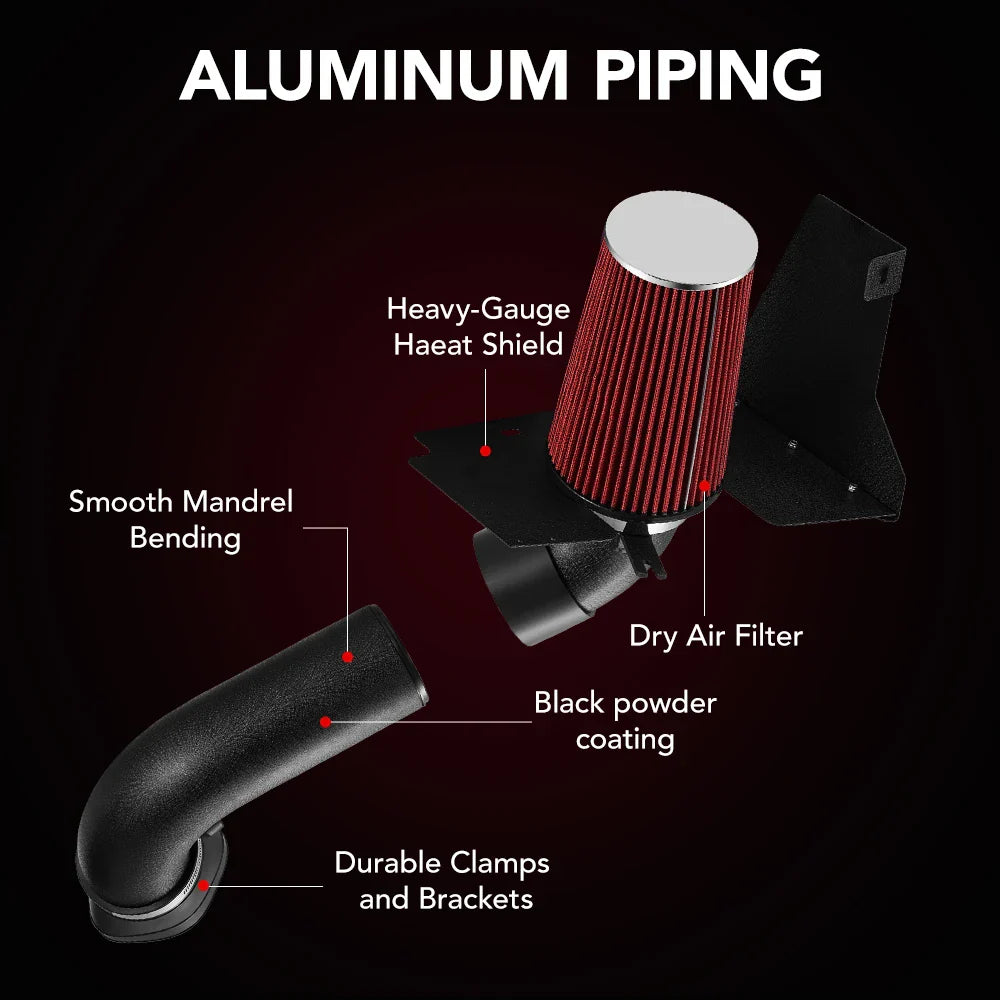 Cold Air Intake For 2006-2009 Ford Mustang GT/Bullitt 4.6L V8 GAS SOHC