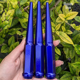 32 Pc 14x1.5 Spike Lug Nuts 6" Tall - Powder Coated - Various Colors