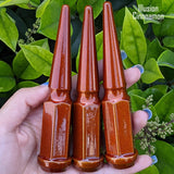 24 Pc 14x1.5 Spike Lug Nuts 4.5" Tall - Powder Coated - Various Colors