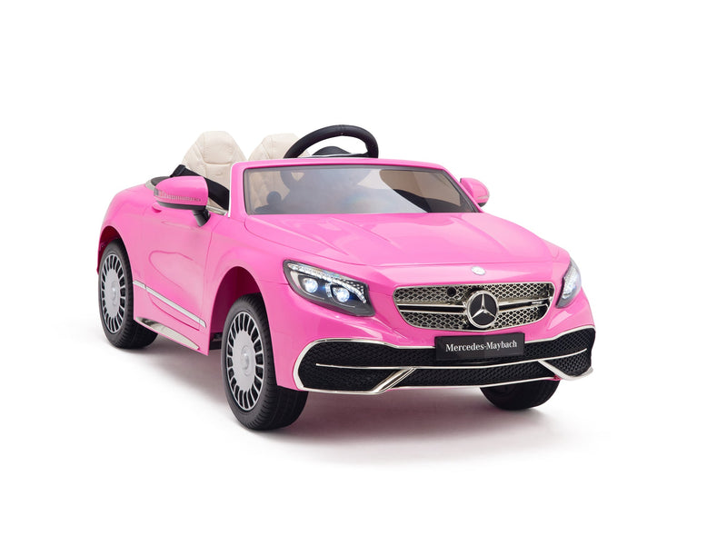 Pink Princess Mercedes Ride On Car For Girls W/Magic Cars® Wireless Parental Control