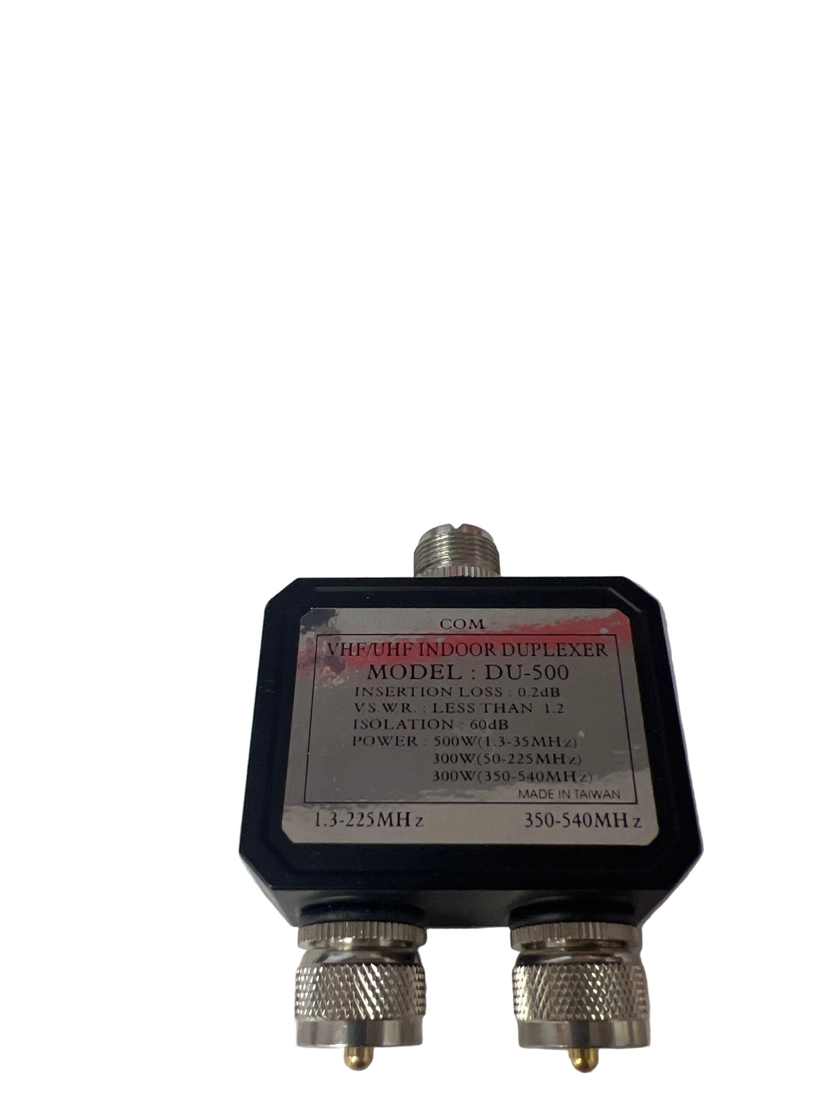 VHF/UHF Indoor Duplexer Model DU-500 Generic