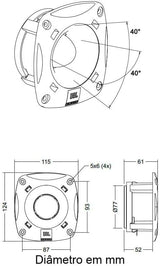 Selenium ST200 Super Tweeter, Black JBL