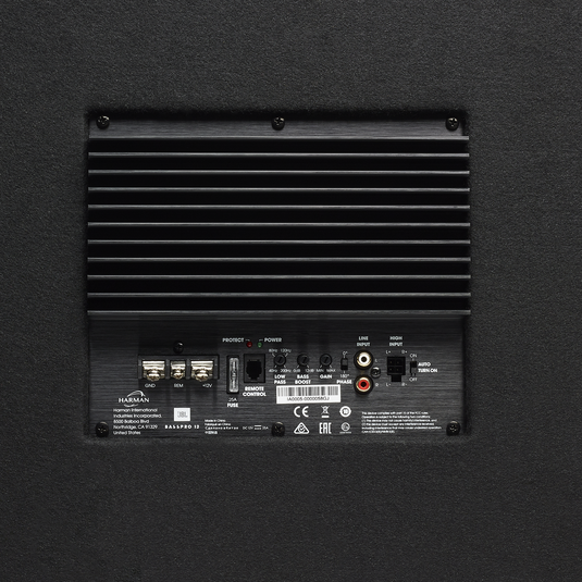 JBL BassPro 12 Powered Car Audio Subwoofer System