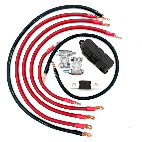 Jeep CJ Big 7 Battery Cable Kit Big7Kits
