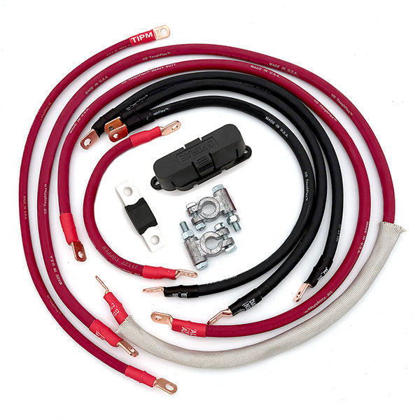 Jeep Wrangler JK Big 7 Battery Cable Kit (2007-2018) Big7Kits