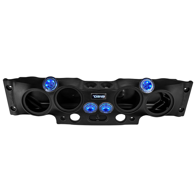 Jeep JK/JKU Overhead Sound Bar System Fits 4 X 8" Speakers (Not included) 4 X Tweeters PRO-TW4L and 2 X Drivers PRO-DRNSC1.5 and Harness Included- Black