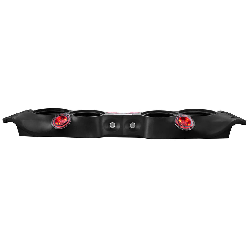 Jeep JK/JKU Overhead Sound Bar System Fits 4 X 8" Speakers (Not included) 4 X Tweeters PRO-TW4L and 2 X Drivers PRO-DRNSC1.5 and Harness Included- Black