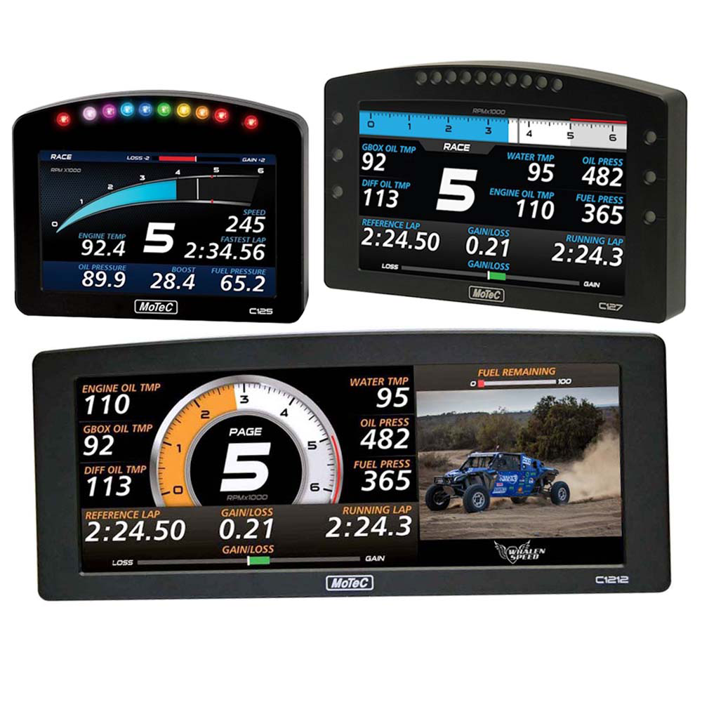 JRR Motec C12X Color Logger Displays