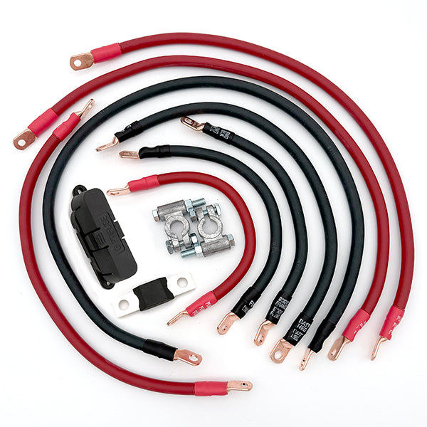 Jeep Cherokee Full Size SJ Big 7 Battery Cable Kit (1974-1983) Big7Kits
