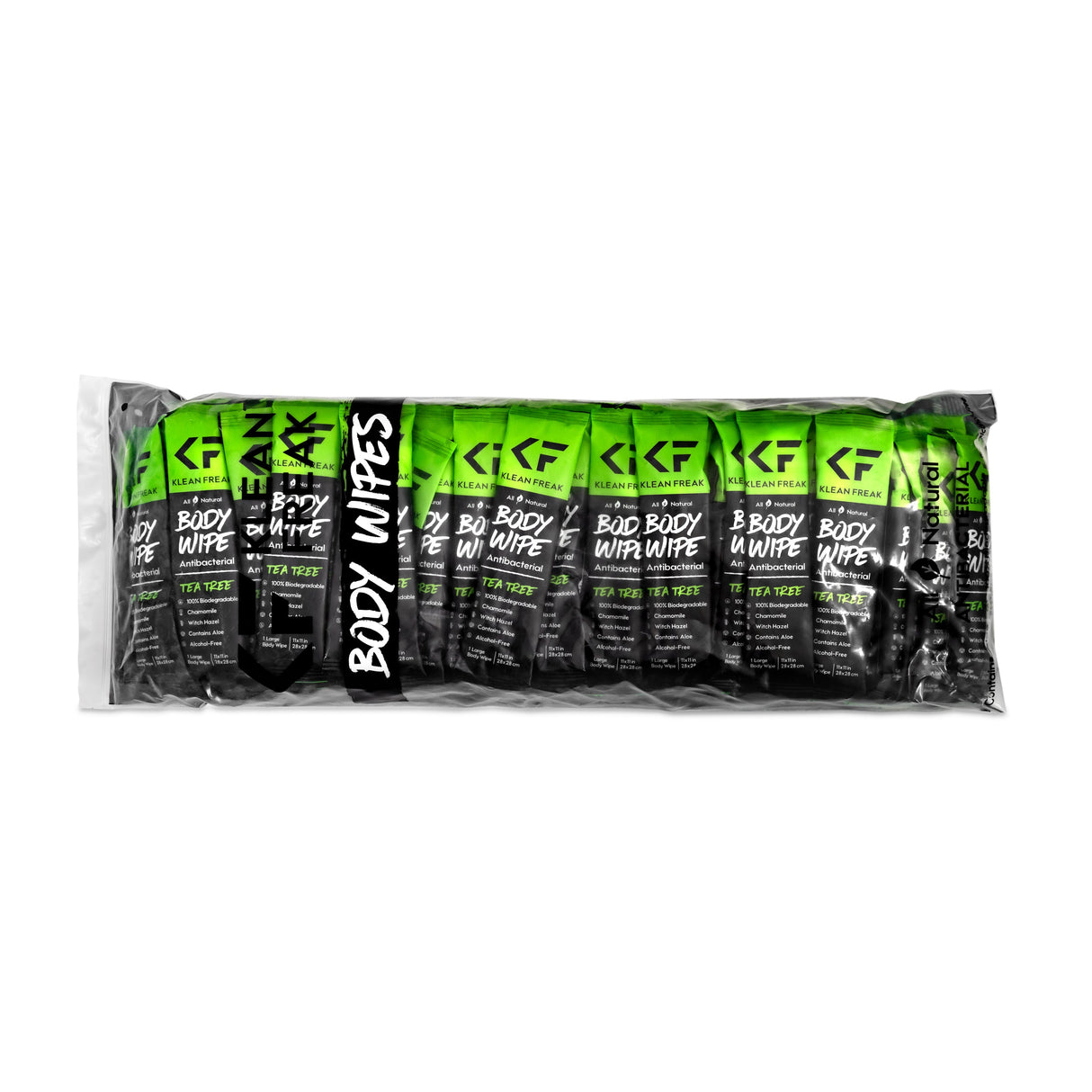 Body Wipes - 100 Pack Klean Freak