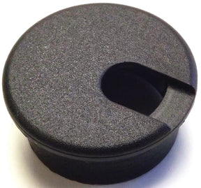 Jandorf Desk Grommet, 1-1/2 in Dia Cable, Polystyrene, Black # 61604 Jandorf