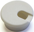 Jandorf Desk Grommet, 1-1/2 in Dia Cable, Polystyrene, Pure White 1pk #61622 Jandorf