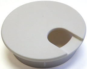 Jandorf Desk Grommet, 2-1/2 in Dia Cable, Polystyrene, Pure White #61625 Jandorf