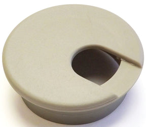 Jandorf Desk Grommet, 2 in Dia Cable, Polystyrene, Almond #61602 Jandorf
