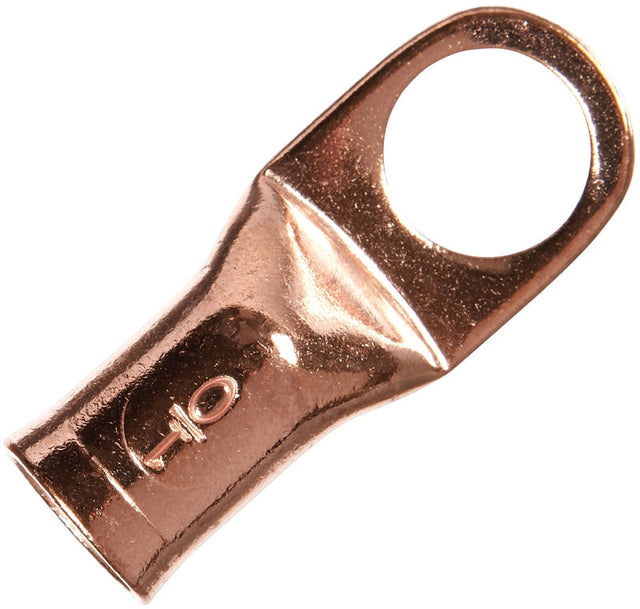 Jandorf Electrical Lug, 1/0 AWG Wire, 1/2 in Stud, Copper Contact, Brown  #60772 Jandorf
