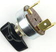 Jandorf Single Circuit Rotary Switch, 1 A, 125 V, SPDT, Plastic, Black #61033 Jandorf