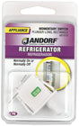 Jandorf Switch, 12/16 A, 125/250 V, SPST, Tab Terminal, White #61010 Jandorf