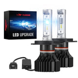 H4/9003/HB2 LED Headlight Bulbs 100W 6000K ‎‎14000LM White Dual-function 2Pcs for Chevrolet/Ford/GMC//BMV/Dodge/Honda/Nissan/Jeep