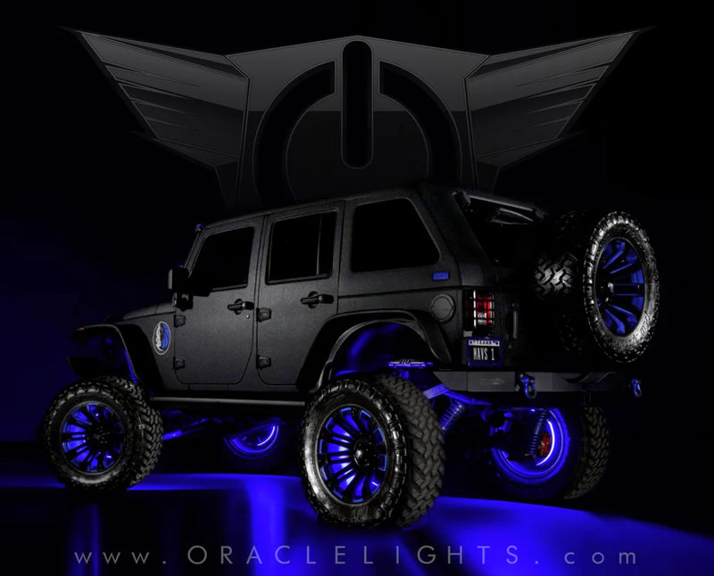 ORACLE LIGHTING LED ILLUMINATED WHEEL RINGS - COLORSHIFT