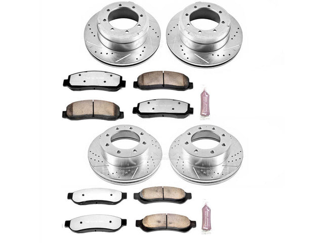 Powerstop Z36 Extreme Front and Rear Brake Kit, 2005-2010 Ford Powerstroke Powerstop Brakes