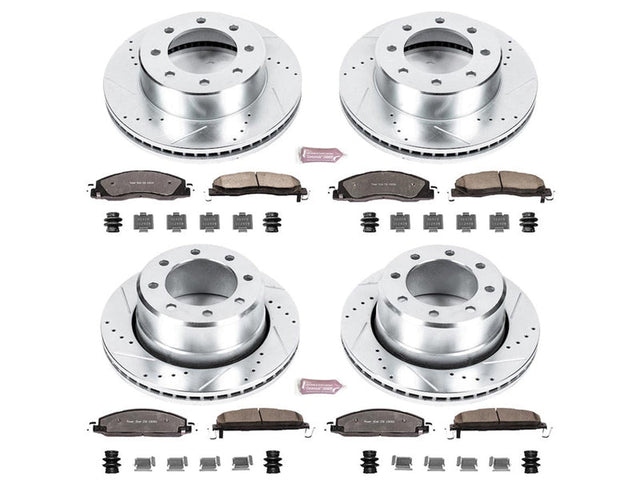 Powerstop Z36 Extreme Front and Rear Brake Kit, 2009-2018 Dodge Ram Cummins Powerstop Brakes