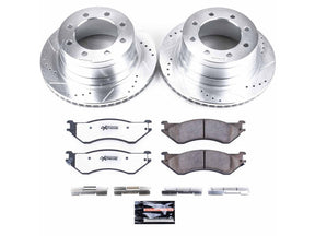 Powerstop Z36 Extreme Rear Brake Kit, 2003-2008 Dodge Ram Cummins Powerstop Brakes