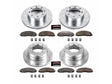 Powerstop Z36 Extreme Front and Rear Brake Kit, 2013-2020 Ford Powerstroke Powerstop Brakes