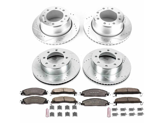Powerstop Z36 Extreme Front and Rear Brake Kit, 2013-2018 Dodge Ram Cummins Powerstop Brakes