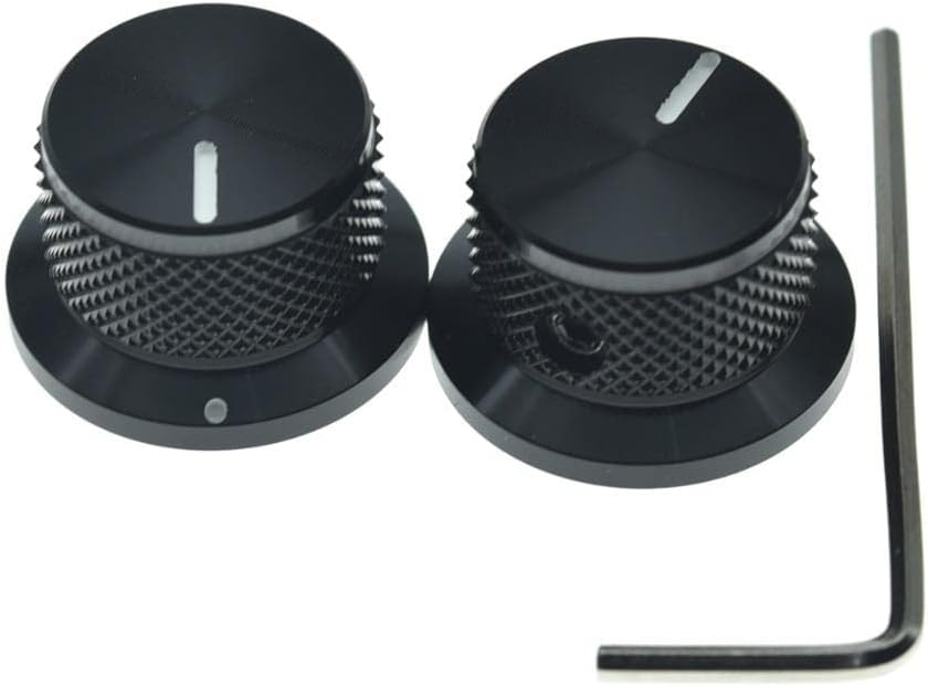 KAISH 2pcs Aluminium Potentiometer Knobs 1/4" TekShack