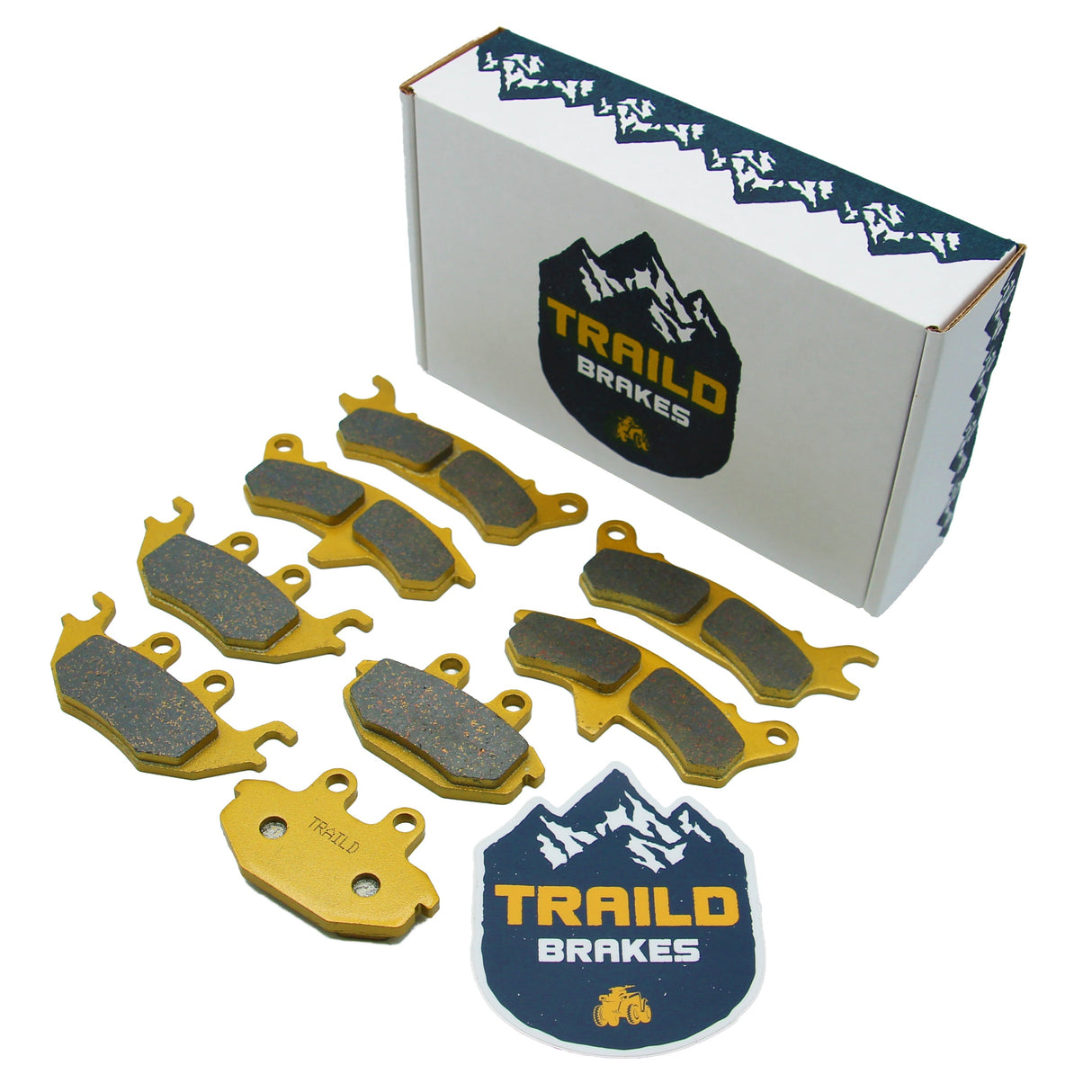 Kawasaki Ridge/Ridge Crew KWF1000 2024-2025 Ceramic Brake Pad Set Traild