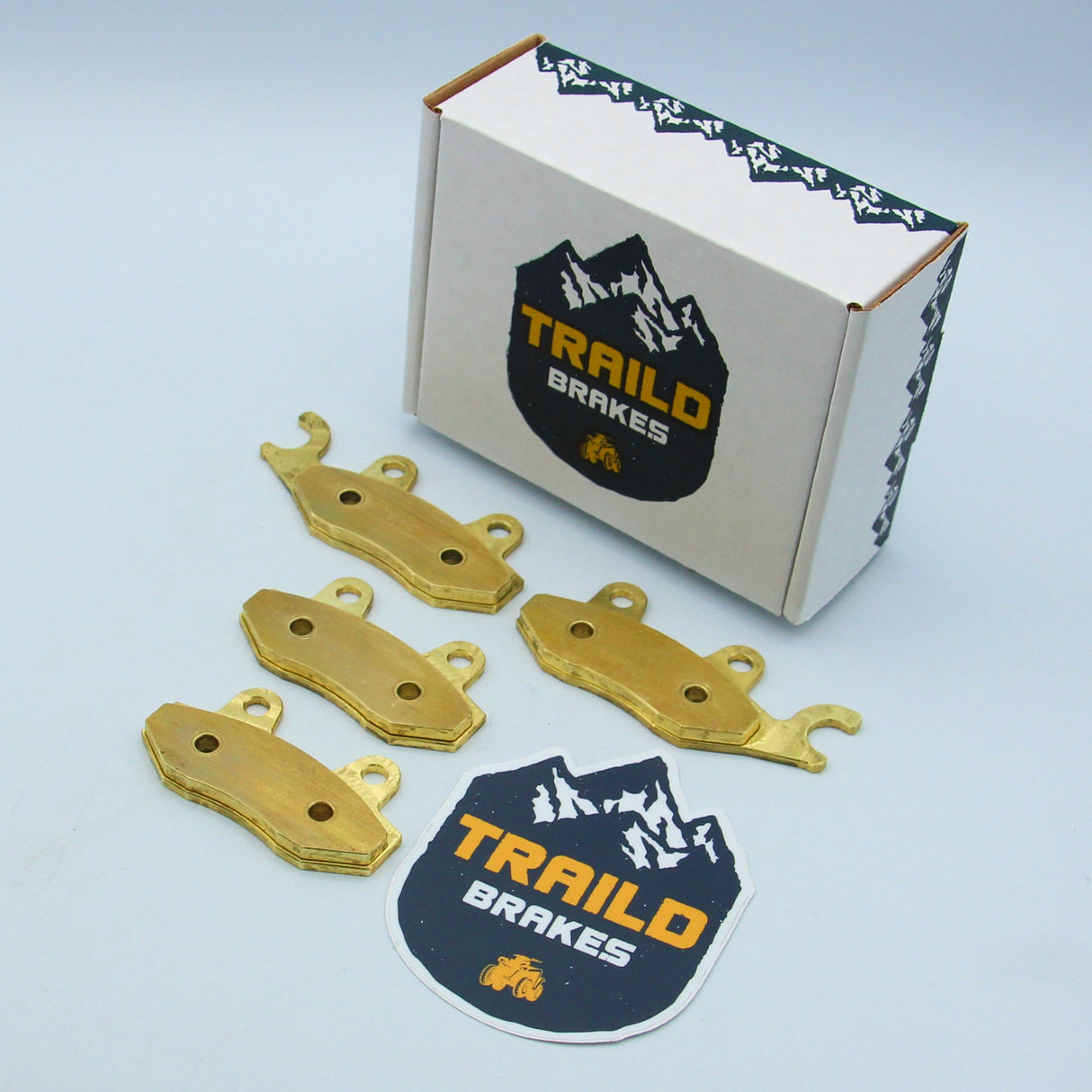 Yamaha Rhino 700 2008-2013 Brass Brake Pad Set Traild