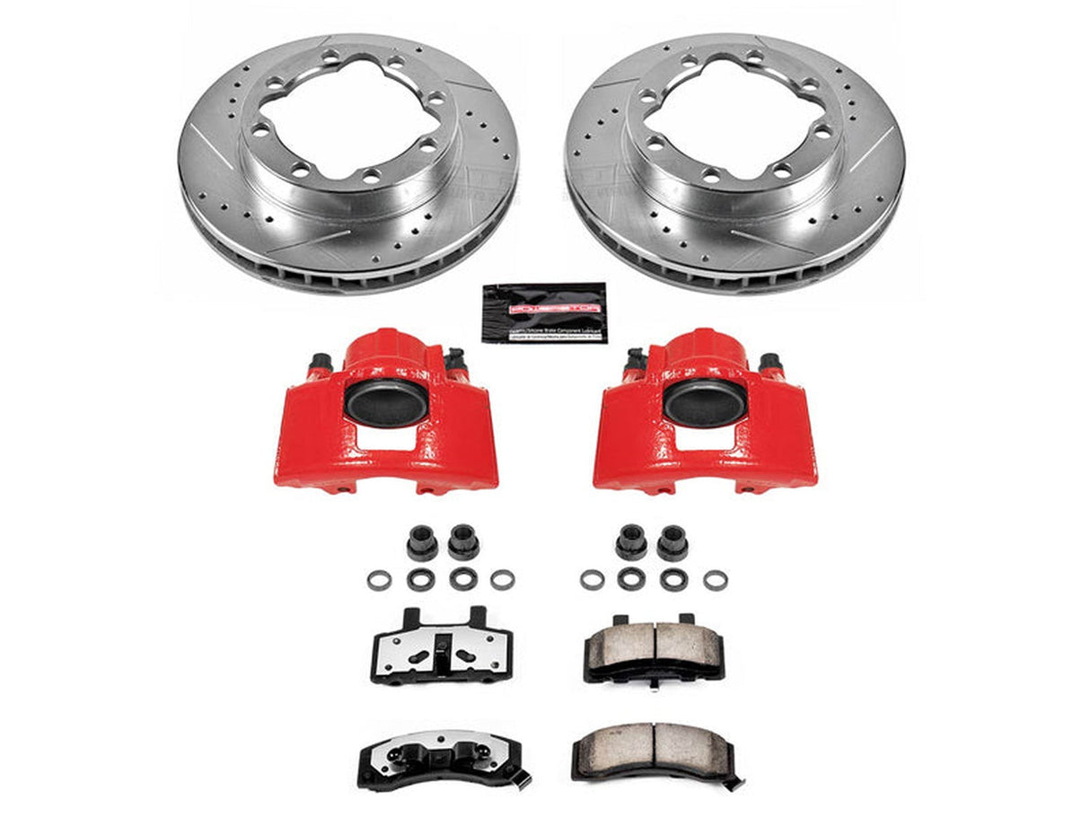 Powerstop Z36 Extreme Front Brake Kit with Calipers, 1994-1999 Dodge Ram Cummins Powerstop Brakes