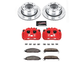 Powerstop Z36 Extreme Rear Brake Kit with Calipers, 2009-2018 Dodge Ram Cummins Powerstop Brakes