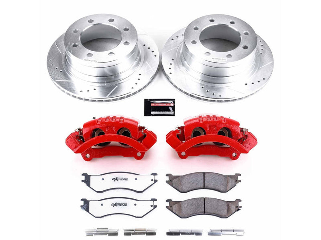 Powerstop Z36 Extreme Rear Brake Kit with Calipers, 2003-2008 Dodge Ram Cummins Powerstop Brakes