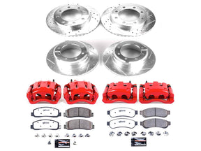 Powerstop Z36 Extreme Front and Rear Brake Kit with Calipers, 2011 Ford Powerstroke Powerstop Brakes