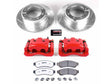 Powerstop Z36 Extreme Rear Brake Kit with Calipers, 2010-2012 Ford Powerstroke Powerstop Brakes