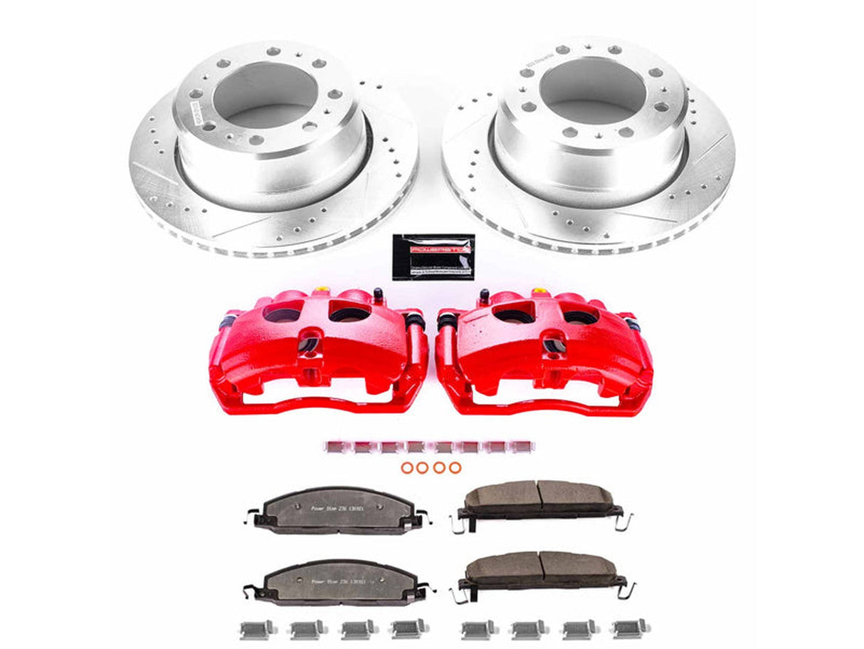 Powerstop Z36 Extreme Rear Brake Kit with Calipers, 2013-2018 Dodge Ram Cummins Powerstop Brakes