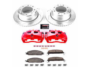 Powerstop Z36 Extreme Rear Brake Kit with Calipers, 2013-2018 Dodge Ram Cummins Powerstop Brakes