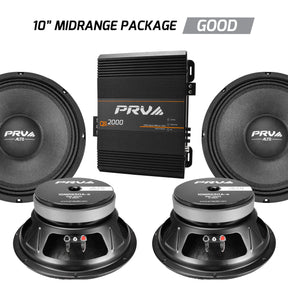 2000 Watts 10” Bundle PRV Audio