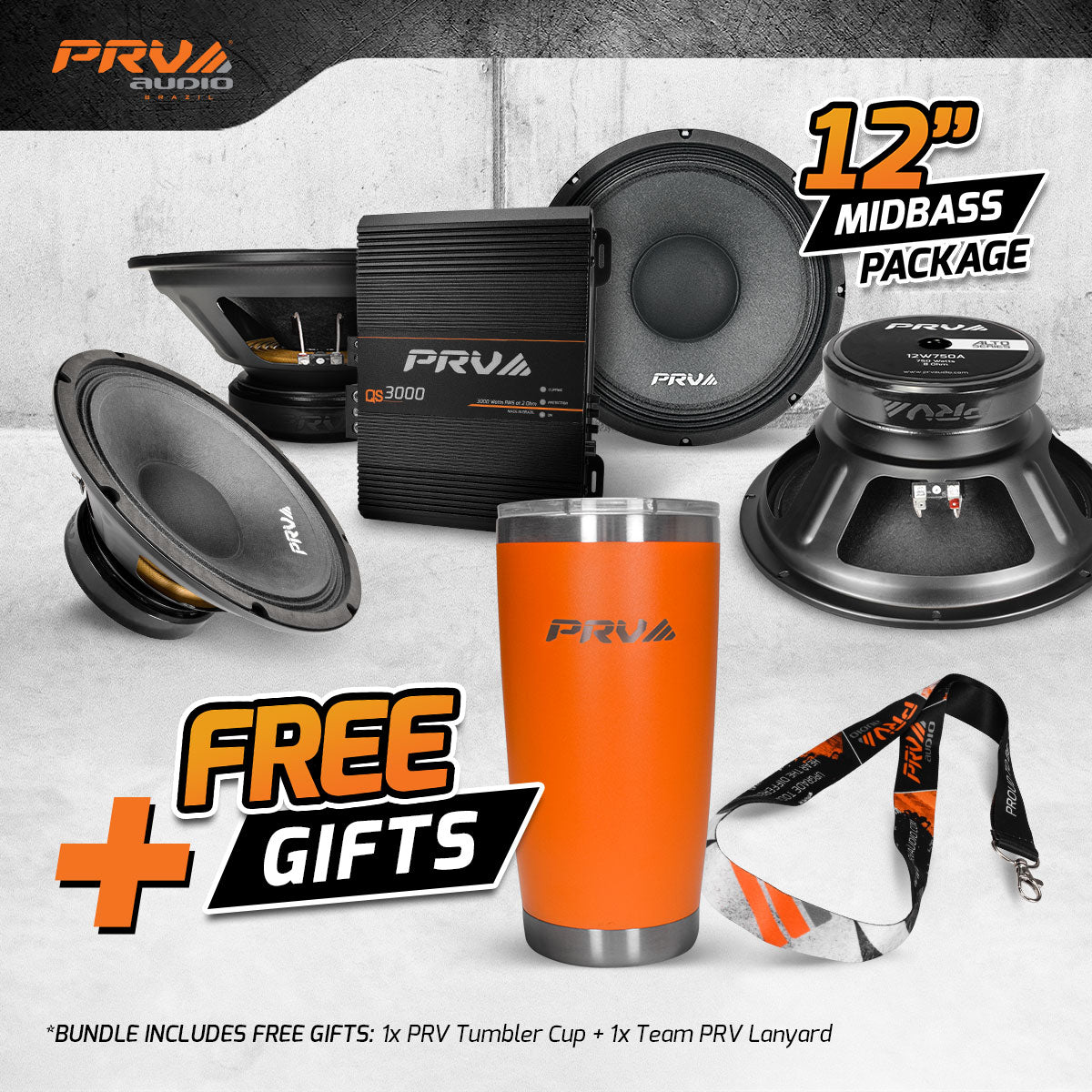 12″ Midbass Bundle PRV Audio