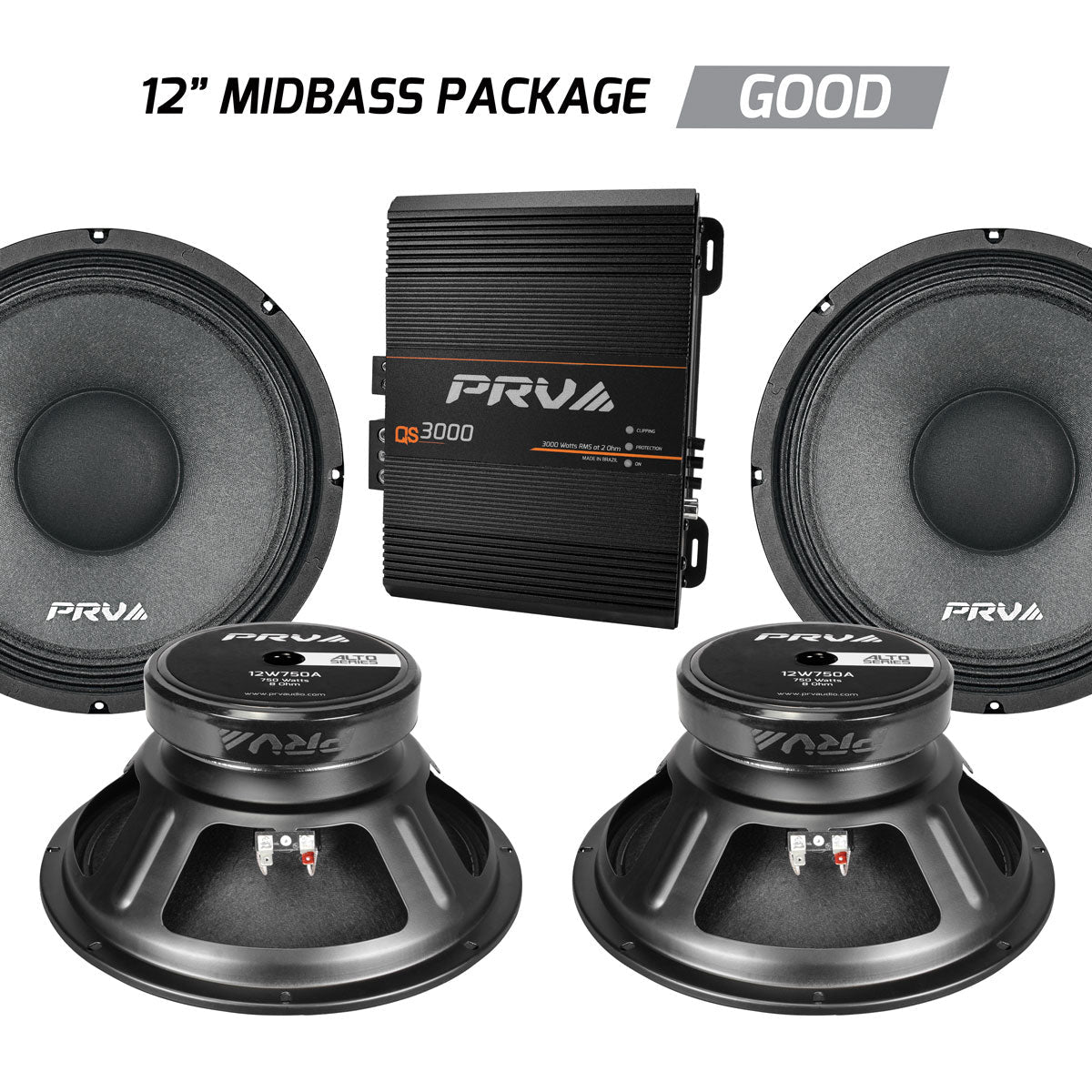 12″ Midbass Bundle PRV Audio