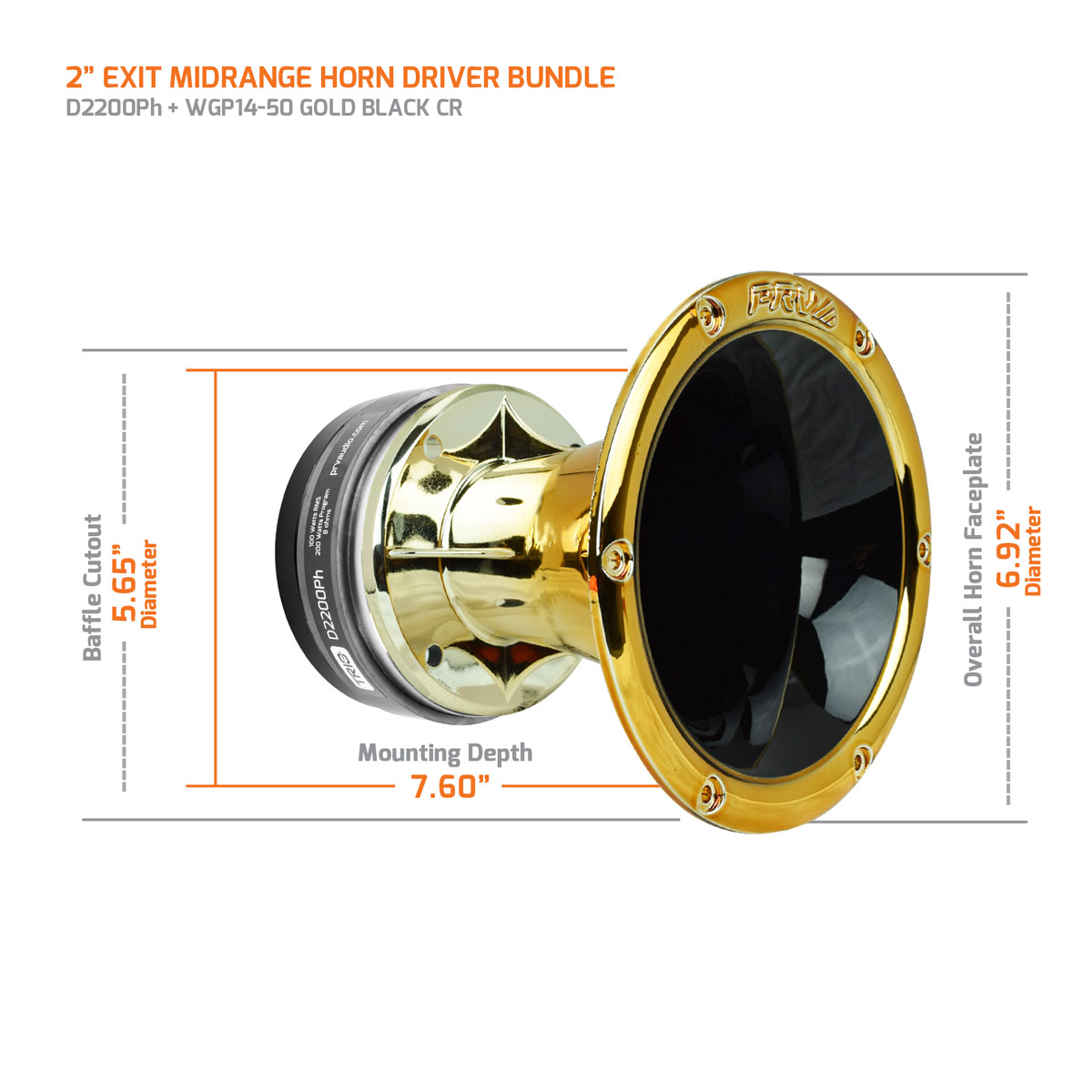 PRV Vocal Horn Driver + Tweeters Bundle PRV Audio