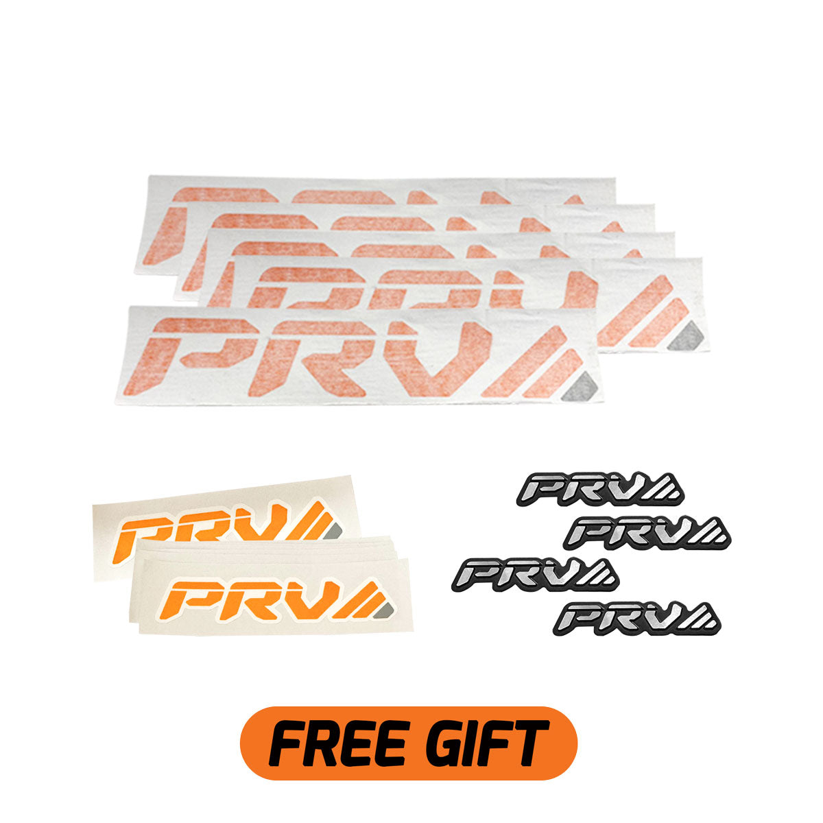 PRV Sticker & Badge Kit FREE GIFT PRV Audio