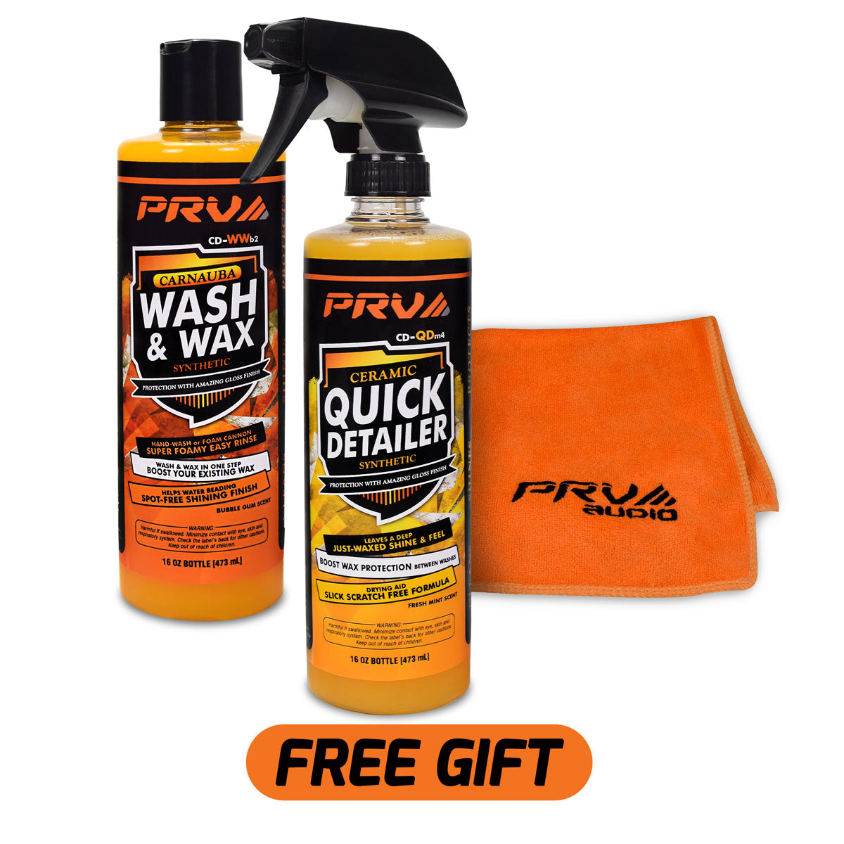 Wash & Detail Bundle FREE GIFT PRV Audio