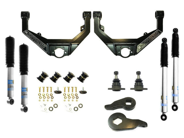 (Sold Out) Kryptonite Stage 3 Leveling Kit with Bilstein Shocks, 2001-2010 GM 6.6L Duramax LB7 LLY LBZ LMM Kryptonite