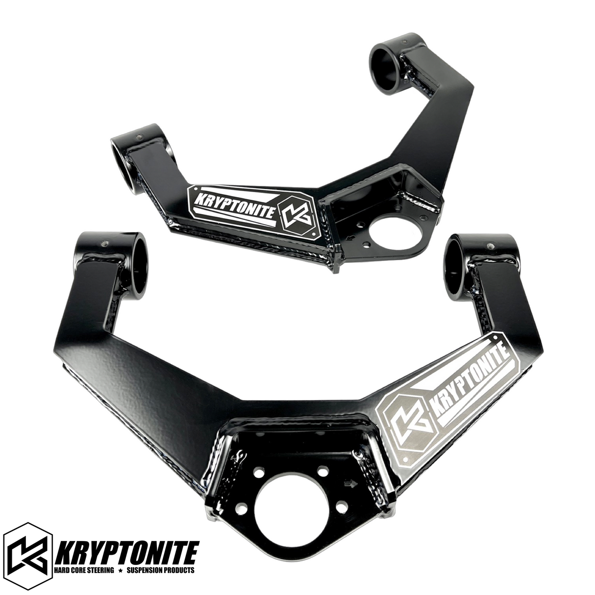 KRYPTONITE UPPER CONTROL ARM STAINLESS LOGO PLATES 2011–2026 GM HD